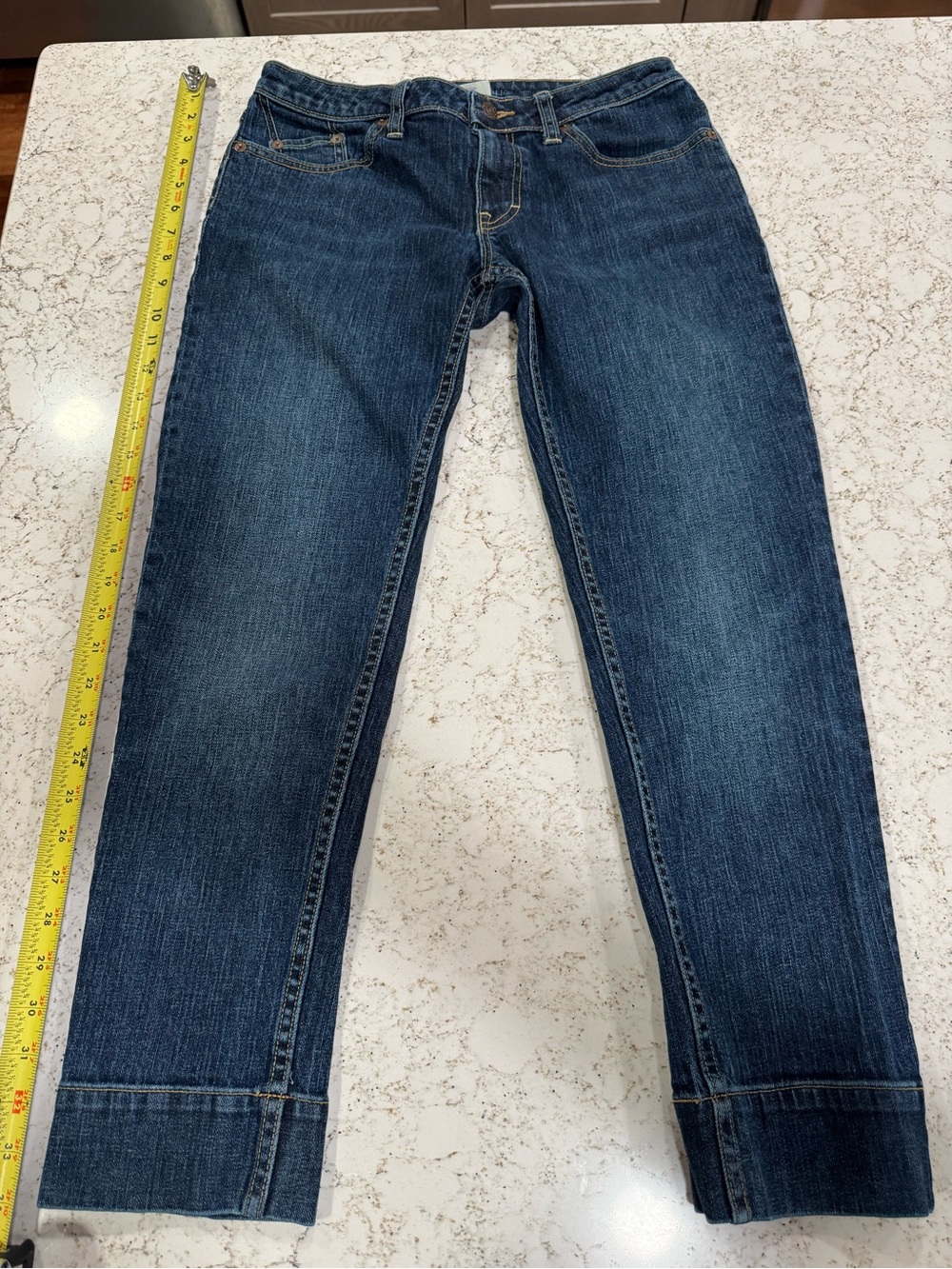 Banana Republic Classic Skinny Dark Blue Denim Jeans